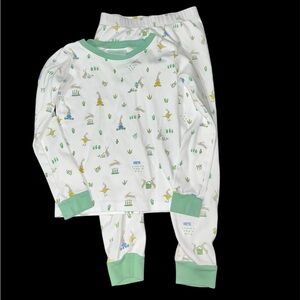 Lake Long Sleeve Easter/Spring Print pajama set